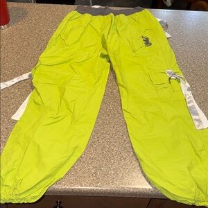 Zumba Fitness Lime Green and Gray pants